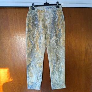 Tina + Jo at Anthropologie abstract high waist pants size small boho